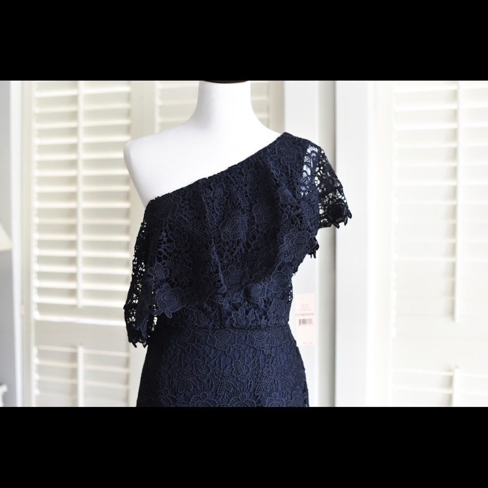 New Nanette Lepore Crochet One Shoulder Dress 12 - Picture 5 of 16
